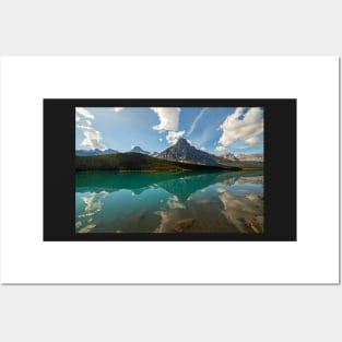 Waterfowl Lake Reflection Banff National Park Alberta Canada Posters and Art